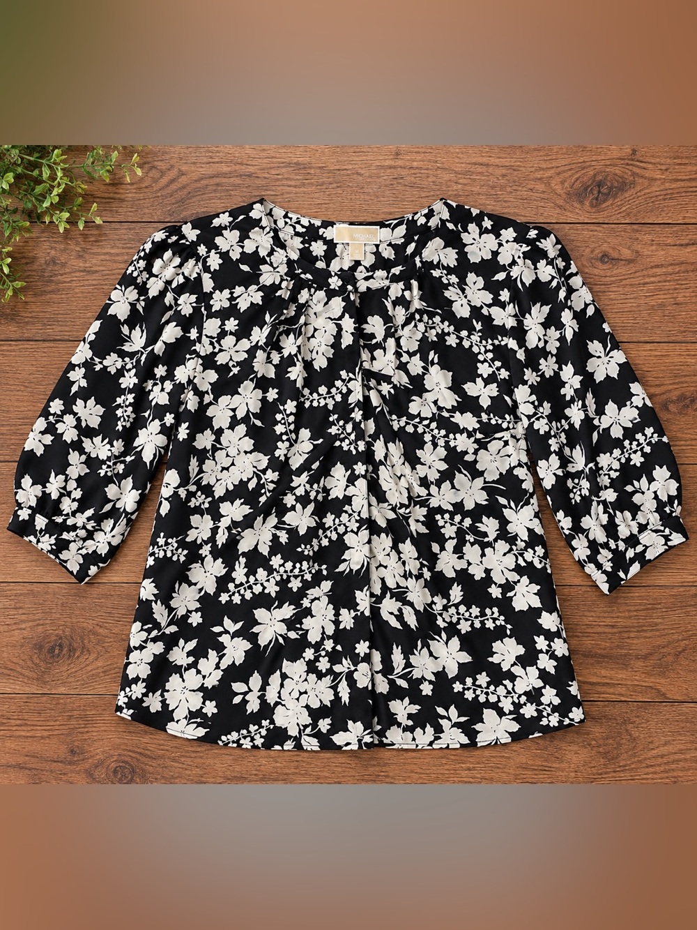 Michael Kors Floral Blouse | Medium